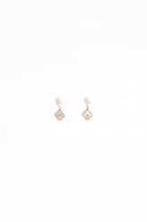 Marlowe Flower Earrings - Gold