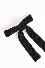 Tiana Hair Bow - Black