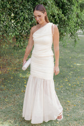 Susan Mesh Drop Waist Skirt - Yellow