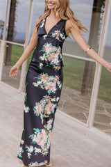 Velman Skirt - Black Floral