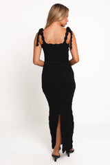 Anicia Midi Dress - Black