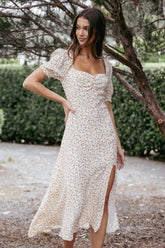 Franklin Dress - Cream Floral