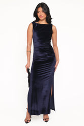 Winton Maxi Dress - Midnight Velvet
