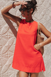 Zoe Mini Dress - Red