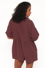 Winny Romper - Chocolate