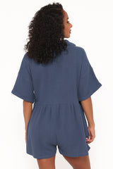 Winny Romper - Denim Blue