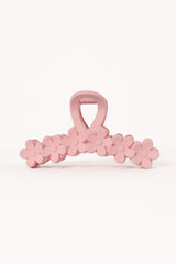 Annie Floral Hair Clip - Pink