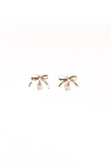 Aurora Bow Earrings - Gold