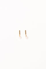 Calista Earrings - Gold/Pearl