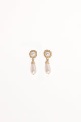 Estelle Earrings - Gold/Pearl