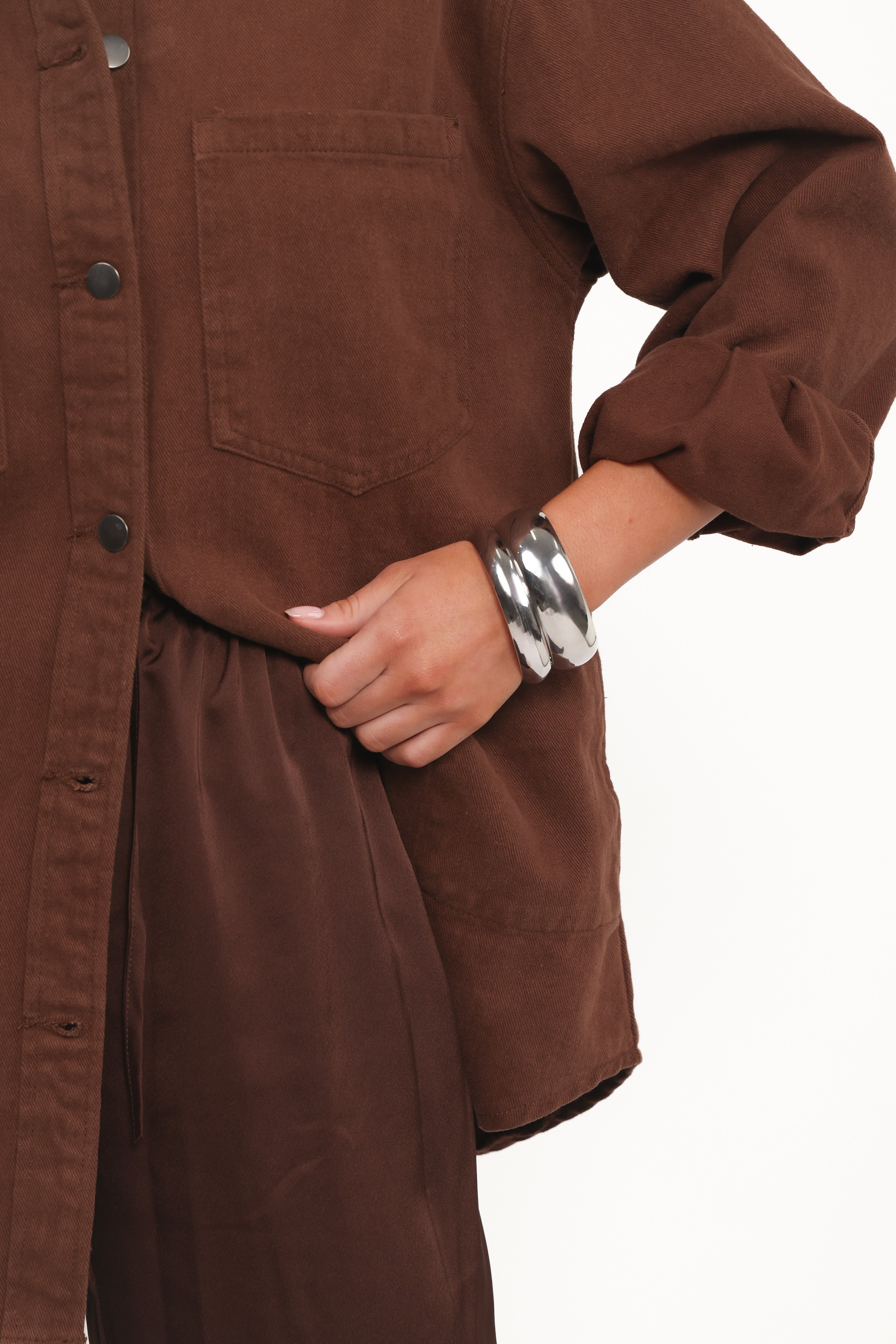 Maya Bracelet Set - Silver