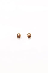 Nova Earrings - Brown/Gold