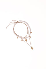 Riviera Necklace - Gold/Pearl