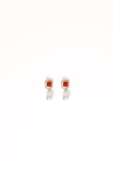 Rosalind Earrings - Gold/Pearl