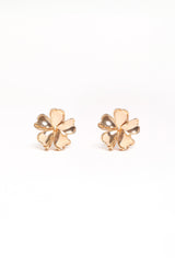Tiffany 2 Pack Flower Hair Clips - Gold