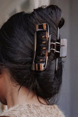 Walker Hair Clip - Brown