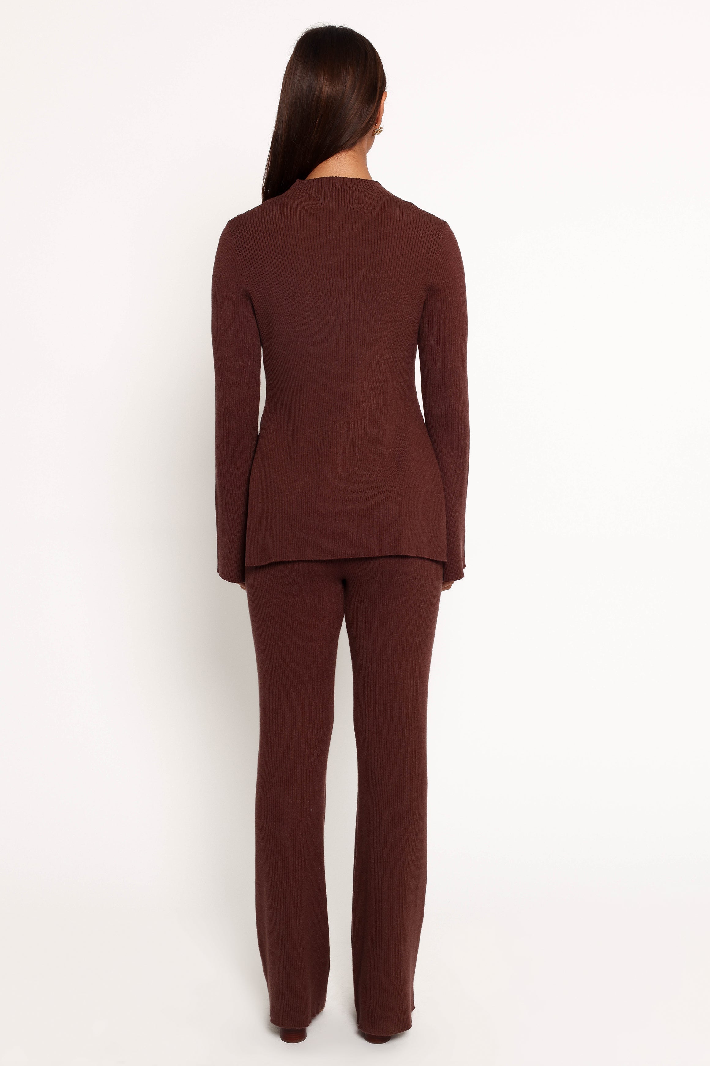 Adrienne Knit Pant - Chocolate
