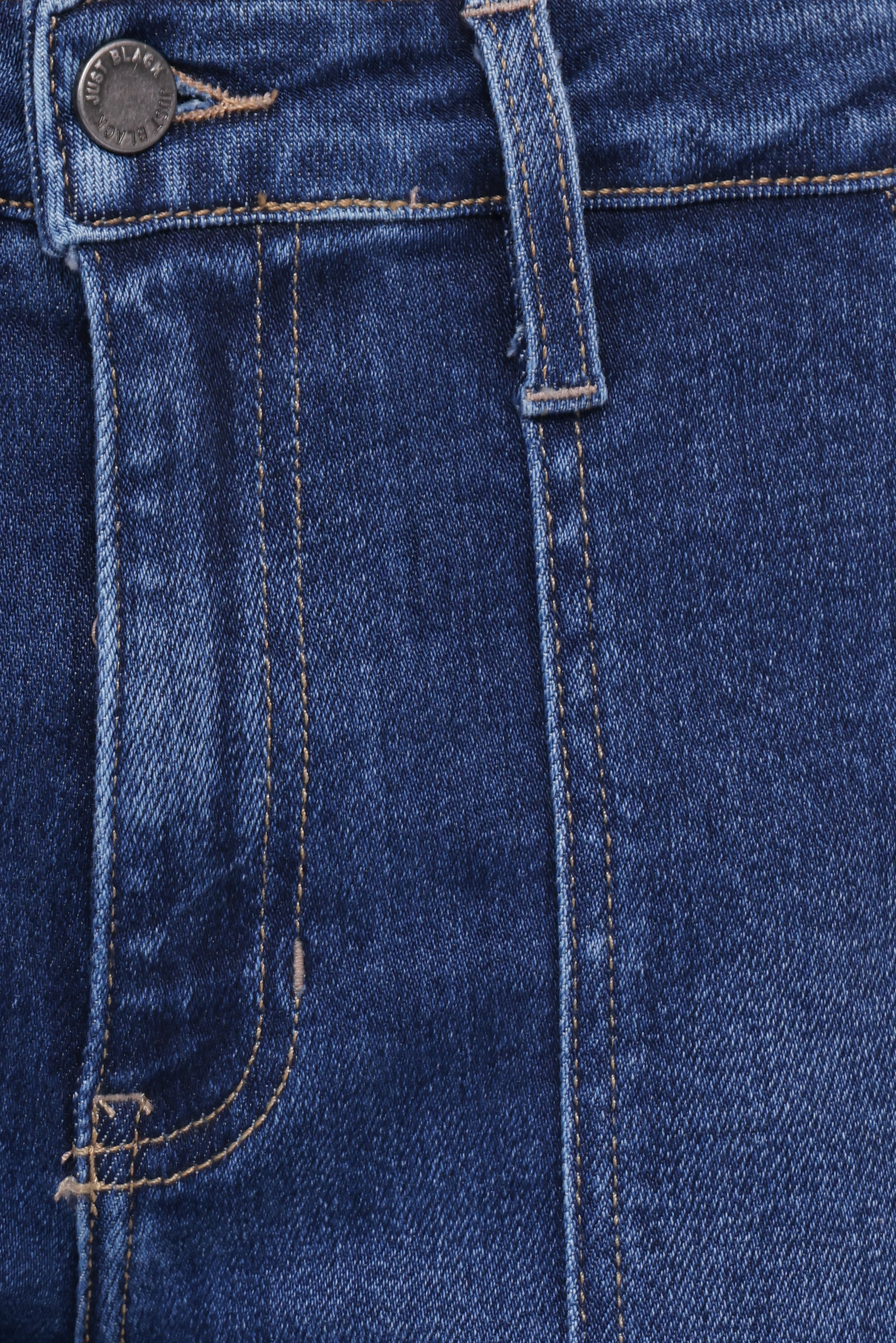 Amara Utility Pocket Straight Jean - Dark Wash