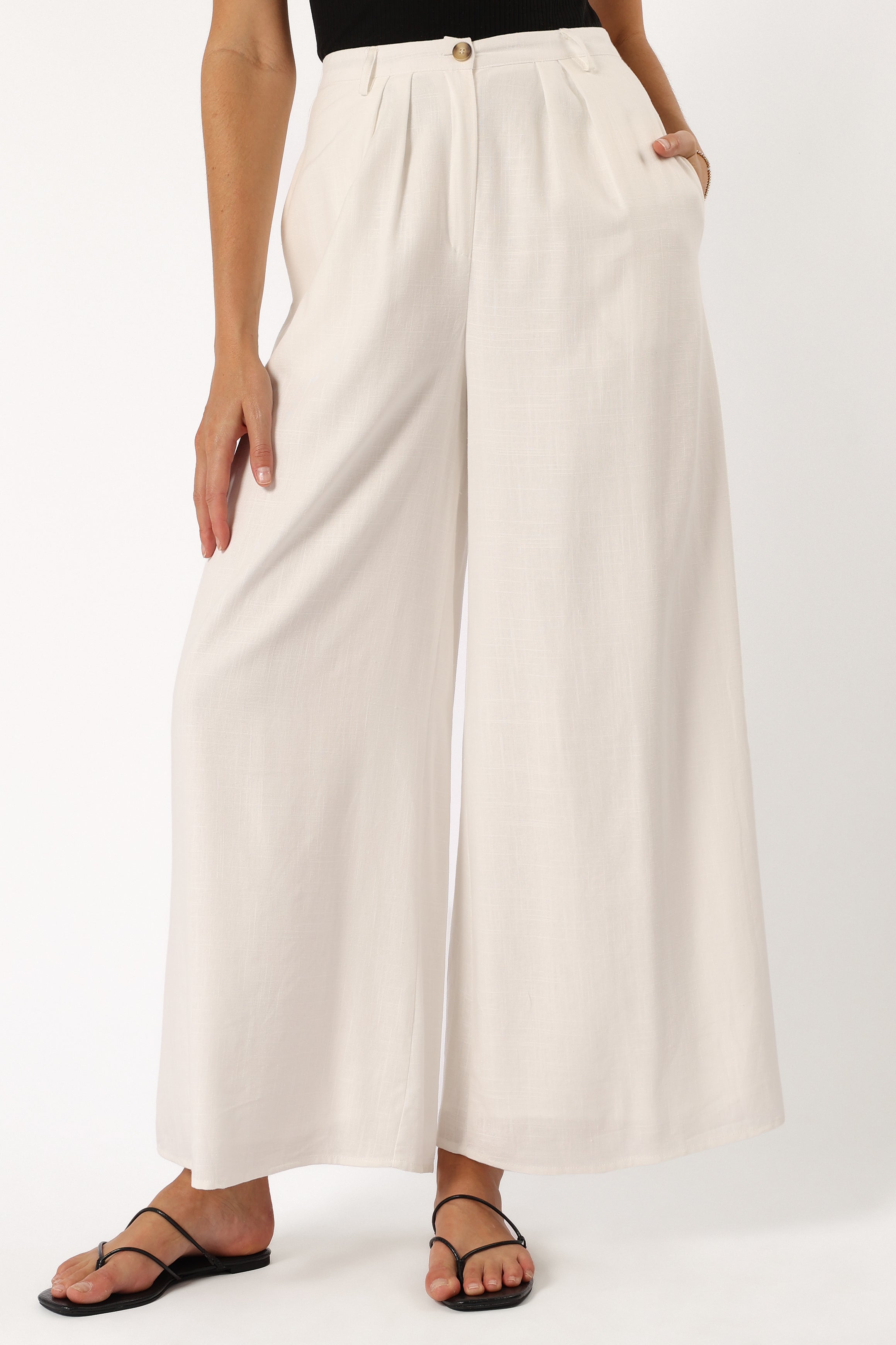 Colleen Pant - White