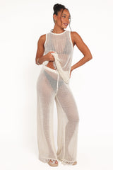 Lorna Knitted Pant - Off White