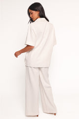 Odelia Denim Pant - Off White