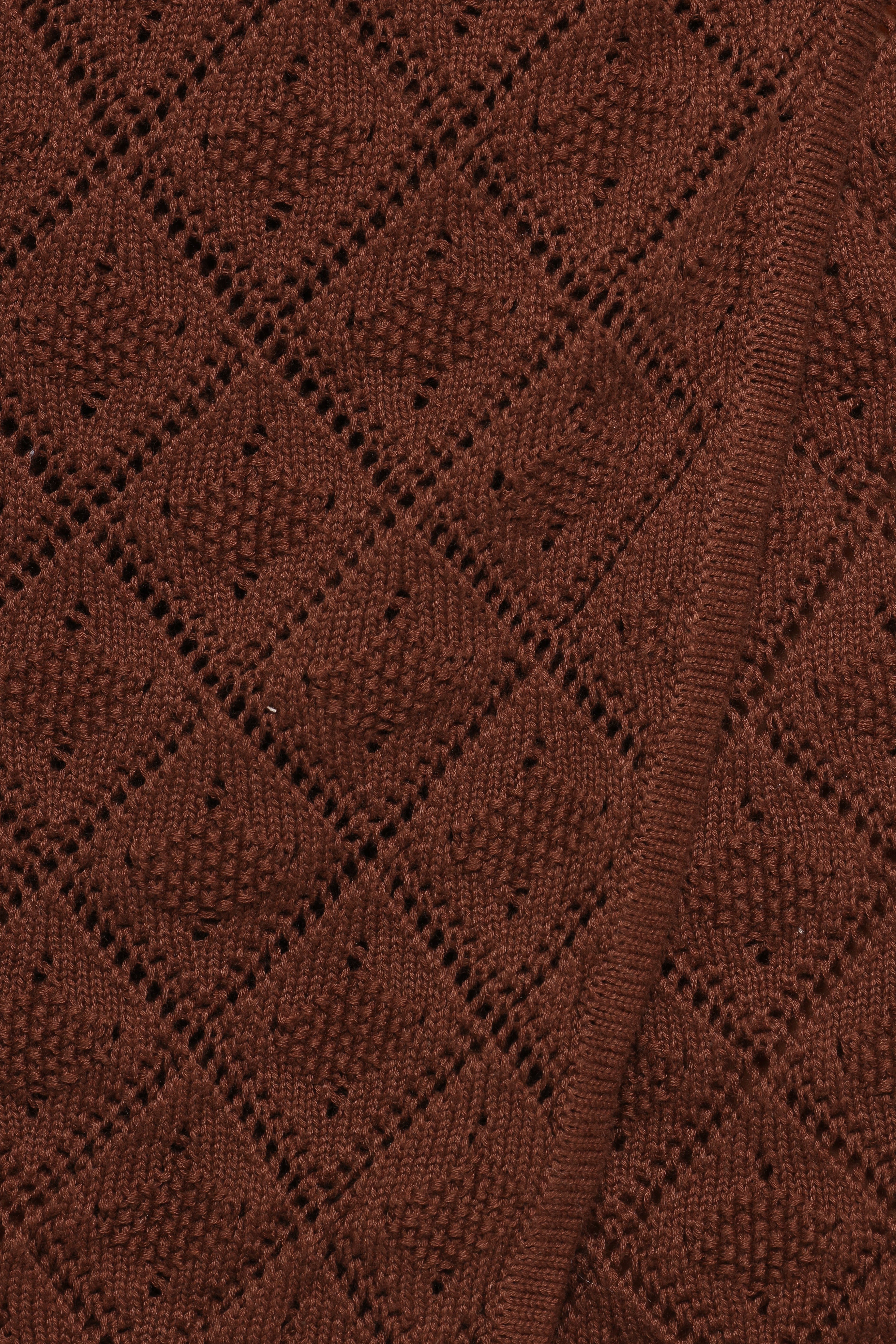 Palma Knit Mini Skirt - Chocolate