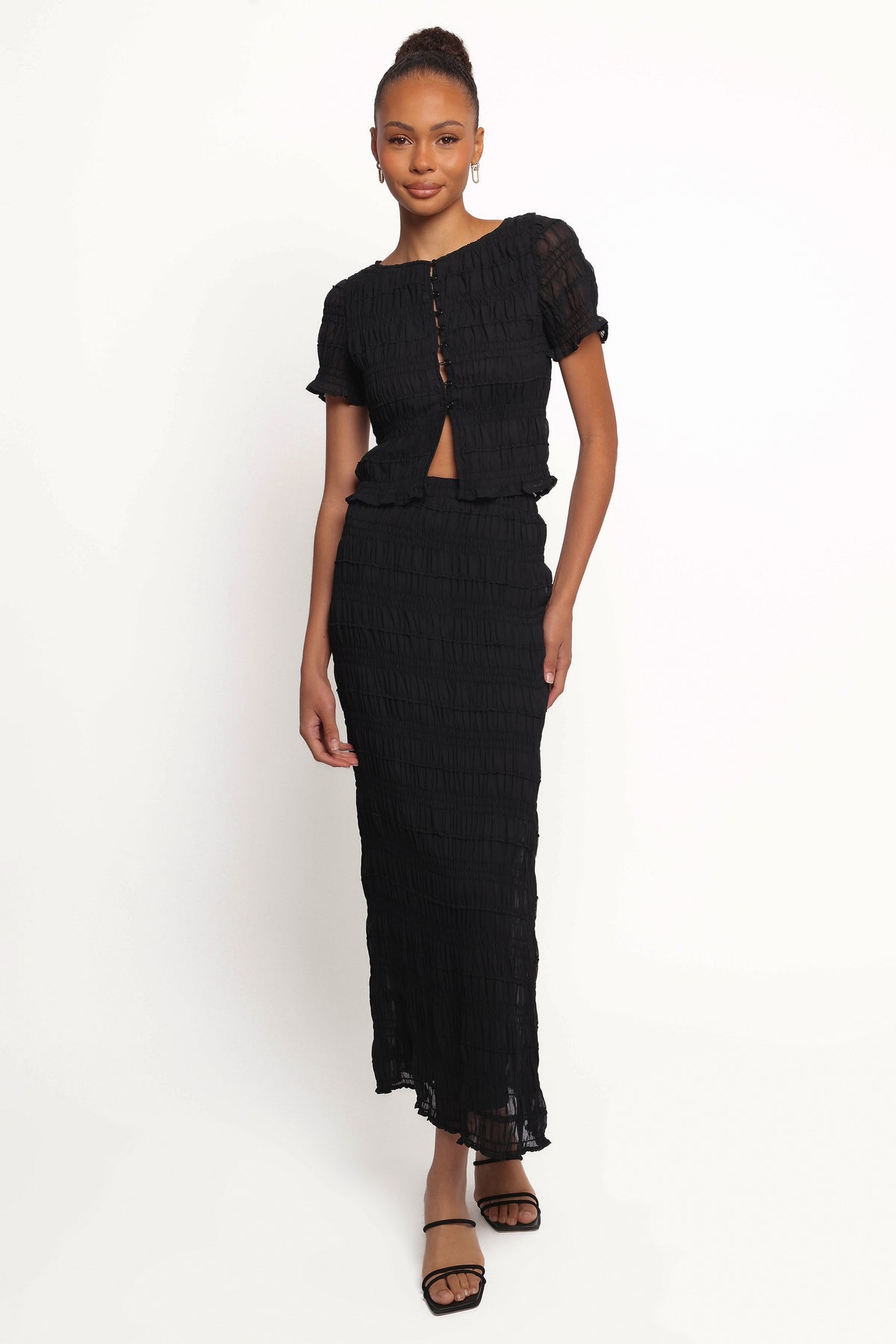 Valana Skirt - Black Midnight
