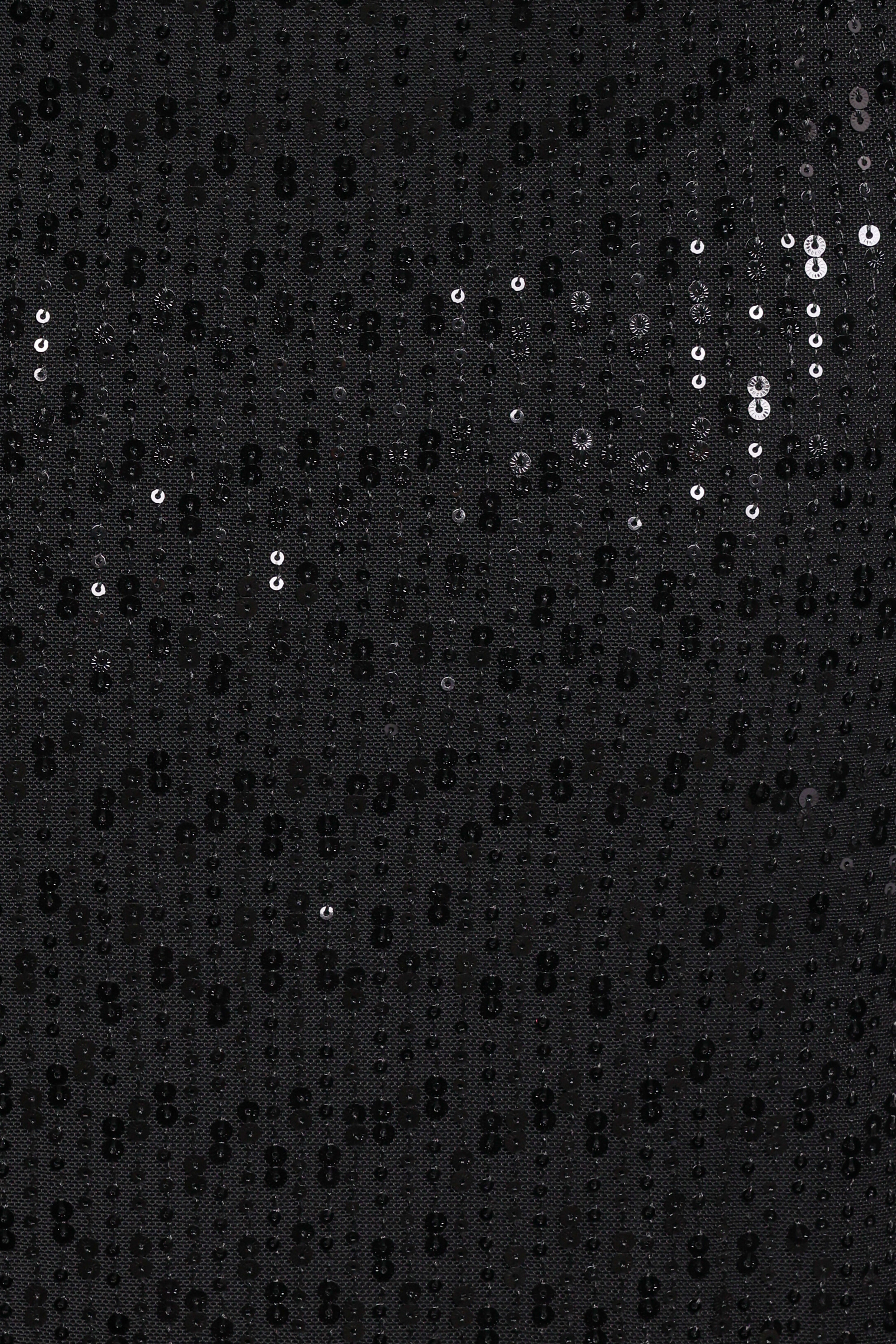 Agnes Strapless Sequin Maxi Dress - Black