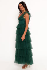 Belle Maxi Dress - Hunter Green