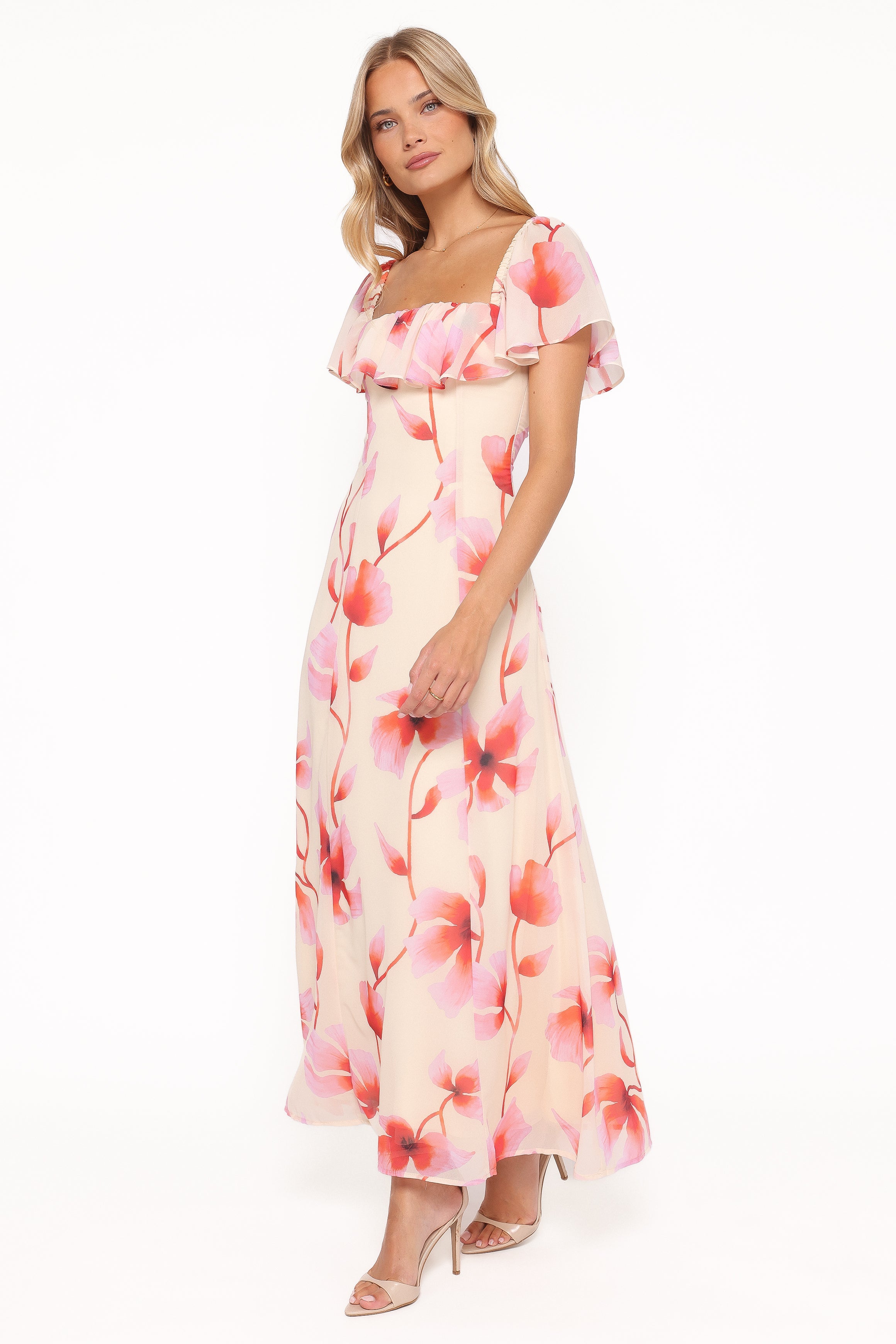 Kamie Maxi Dress - Pink Floral