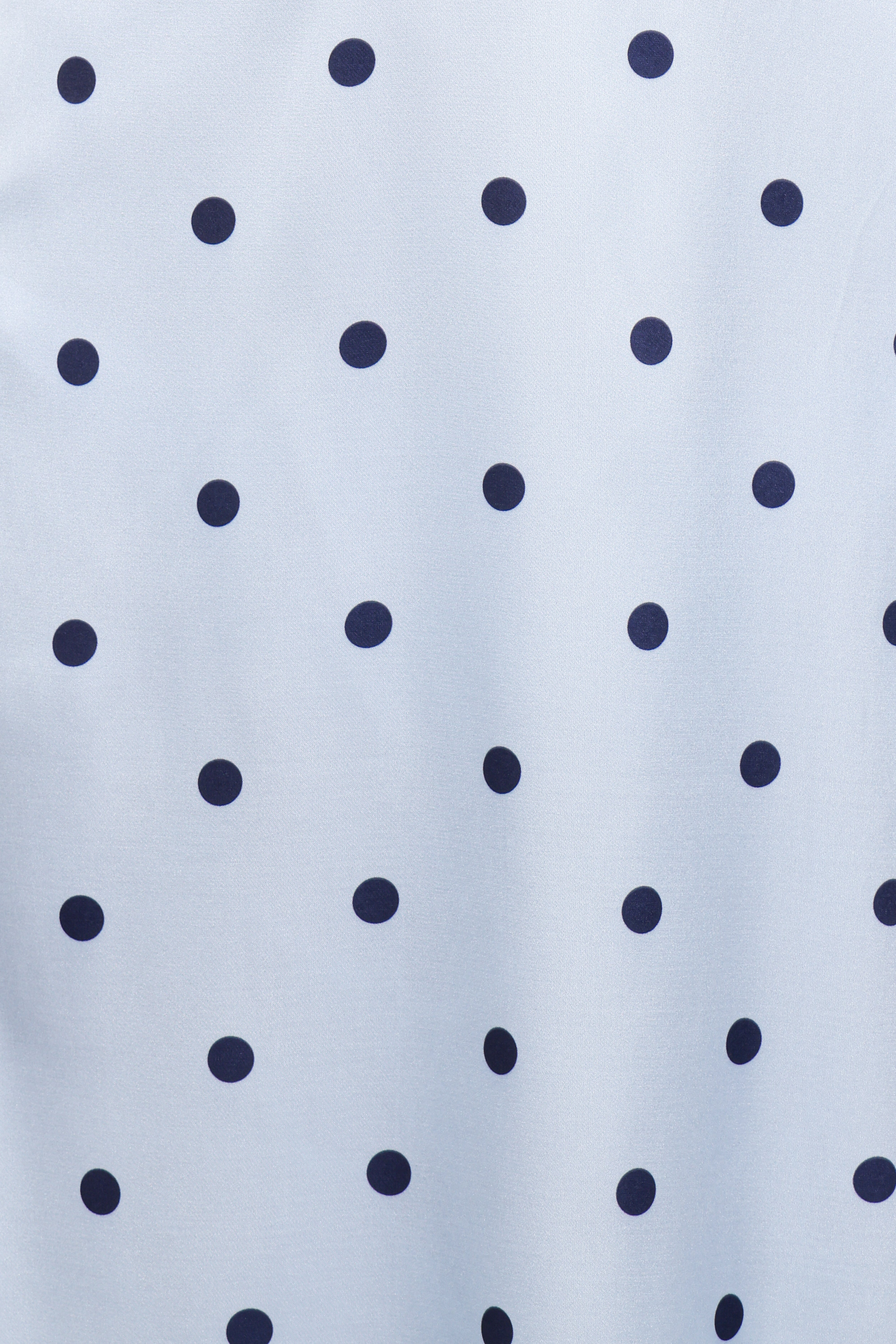 Manaris Off Shoulder Maxi Dress - Blue Polka Dot
