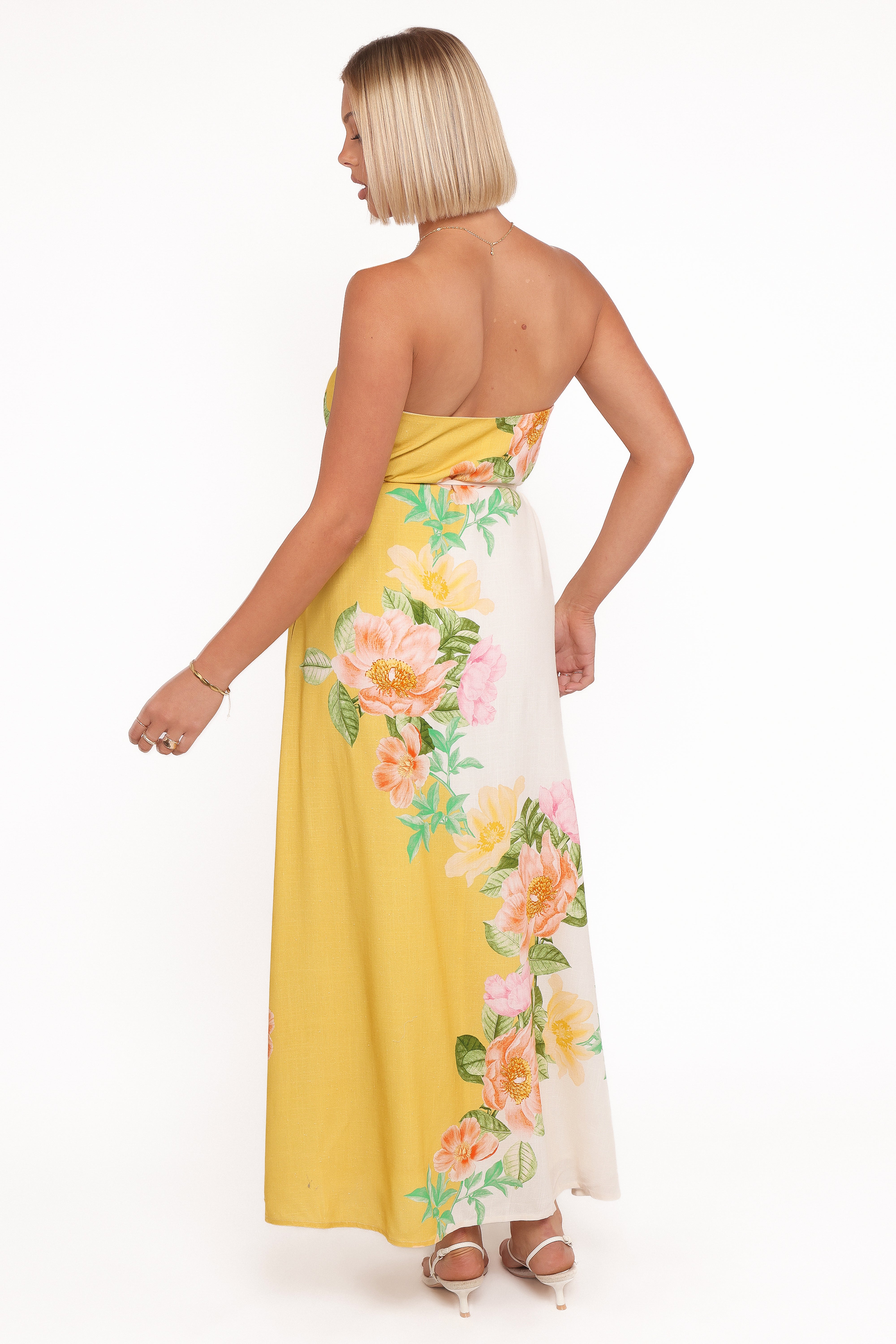 Marlia Maxi Dress - Yellow Poppy