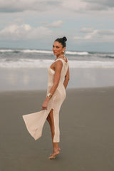 Shamine Midi Dress - Sand