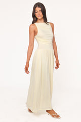 Shirley Maxi Dress - Butter Yellow