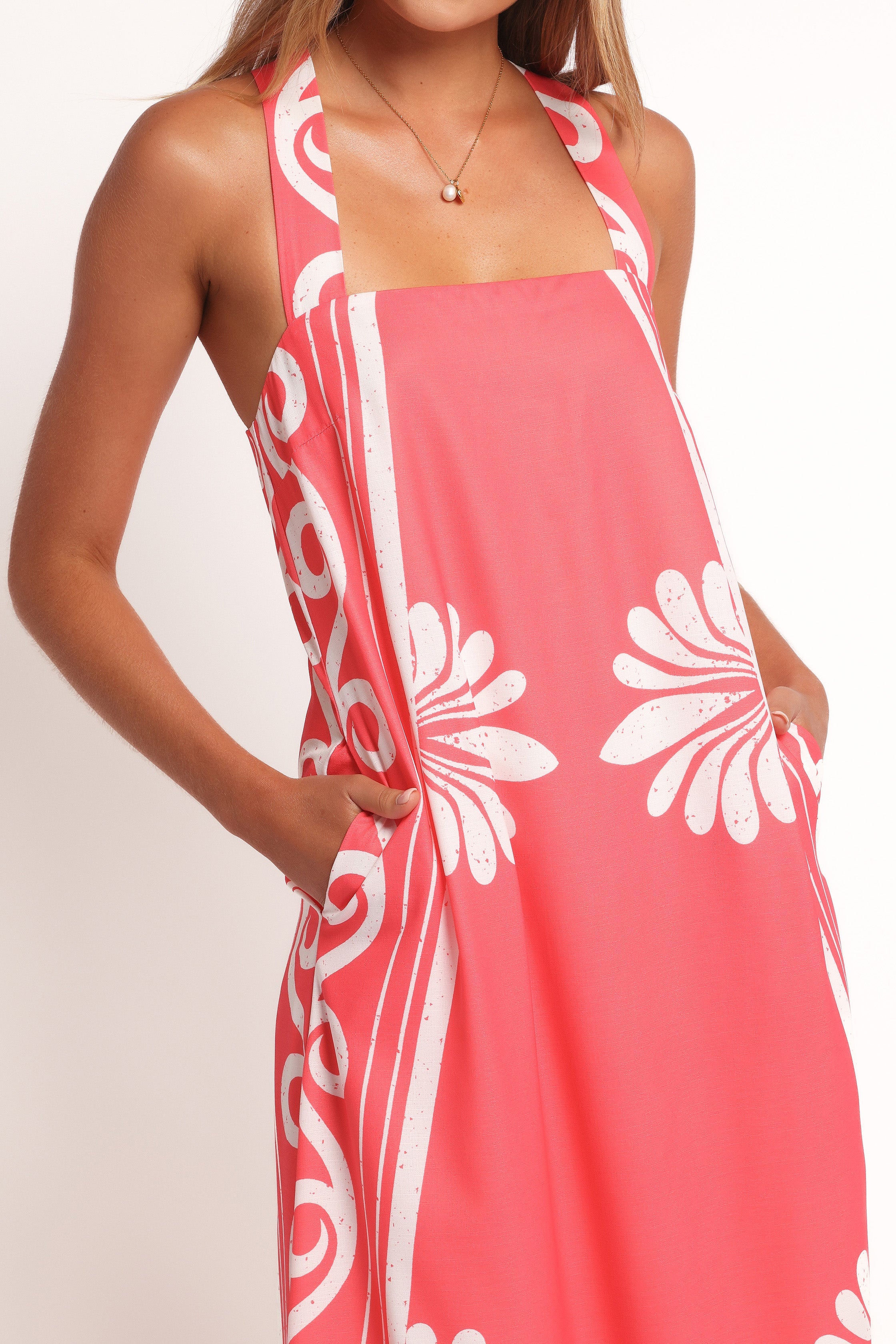 Valeria Maxi Dress - Coral