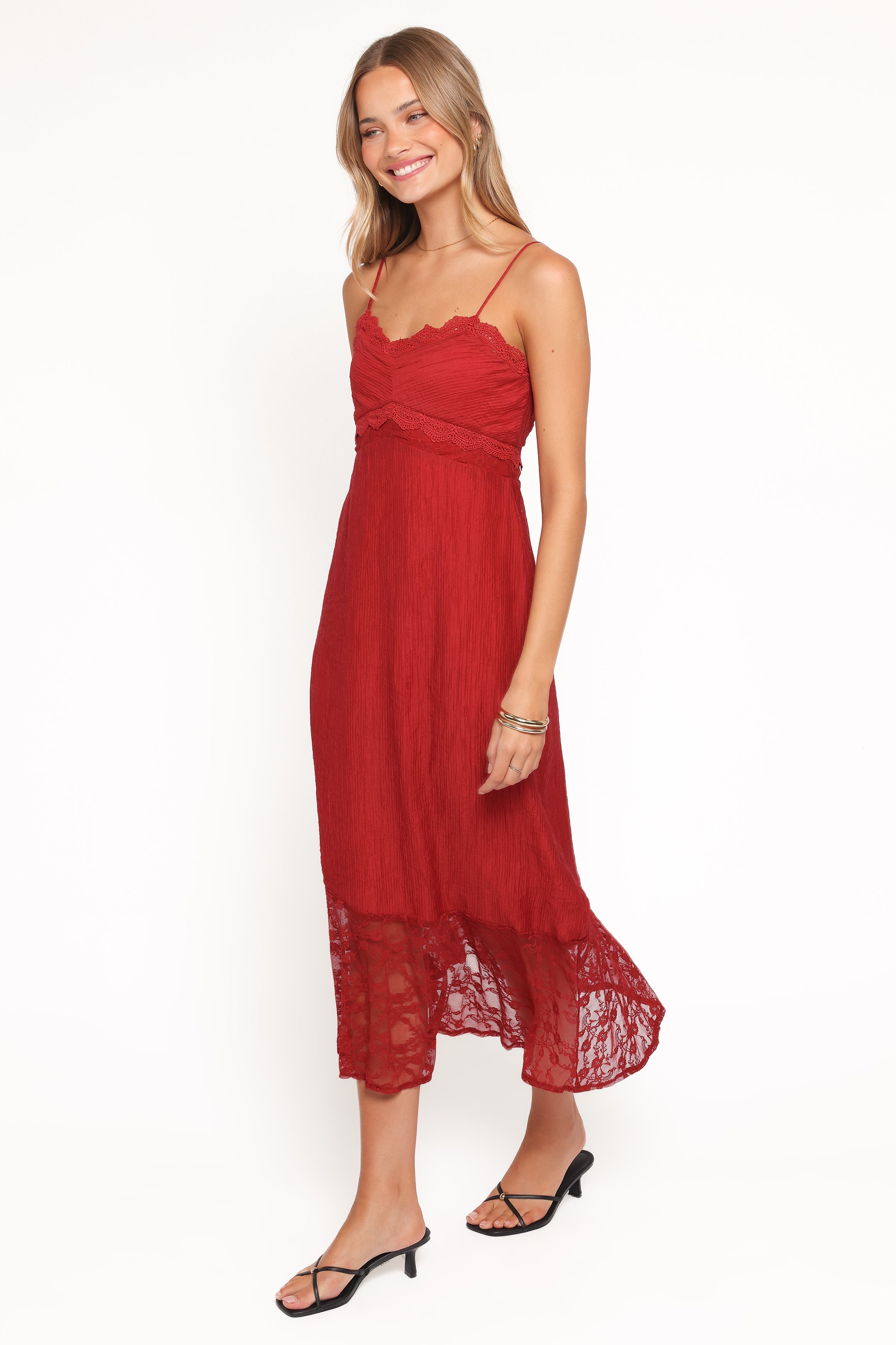 Winnie Maxi Dress - Red