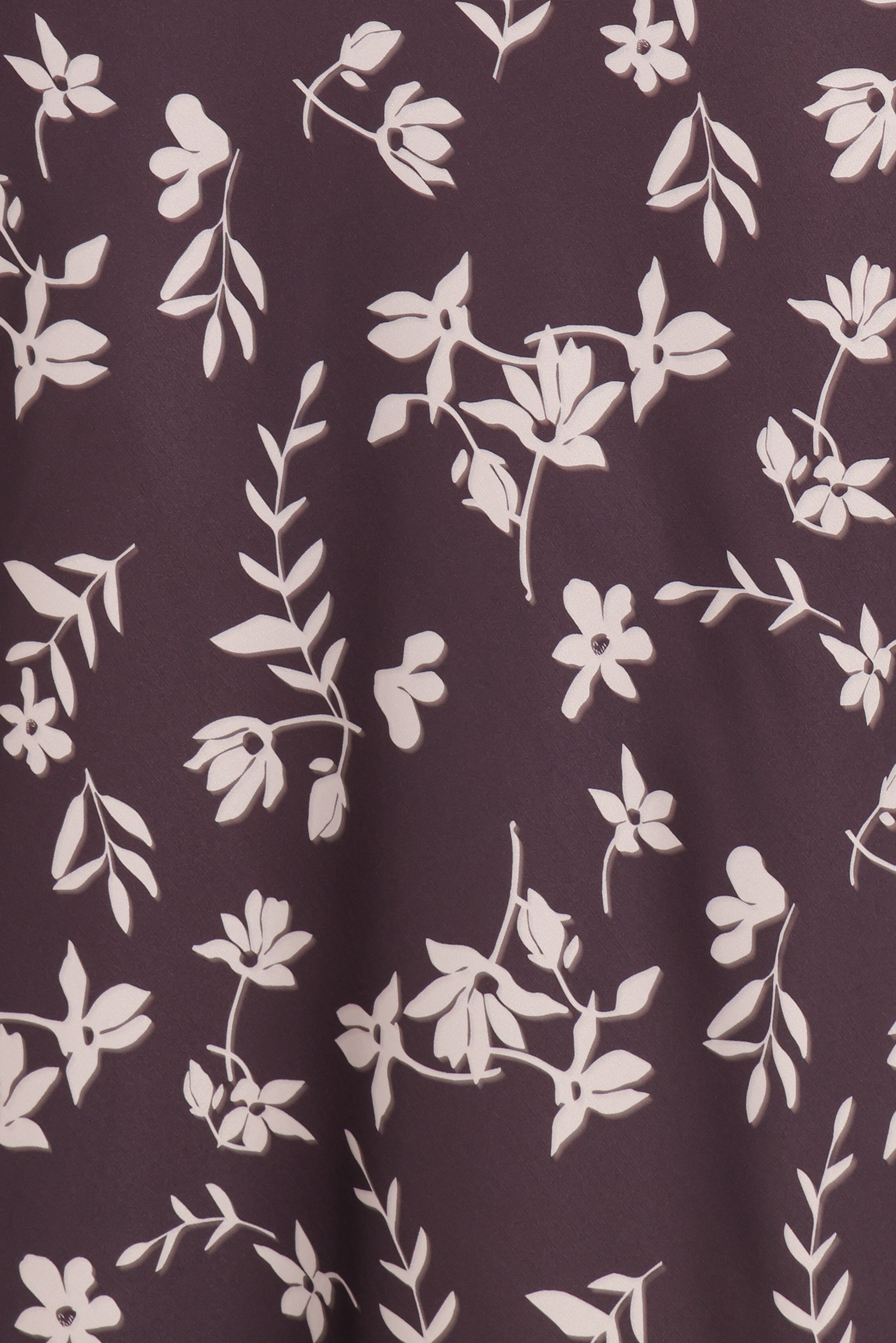 Zafira Midi Dress - Brown Cream Floral