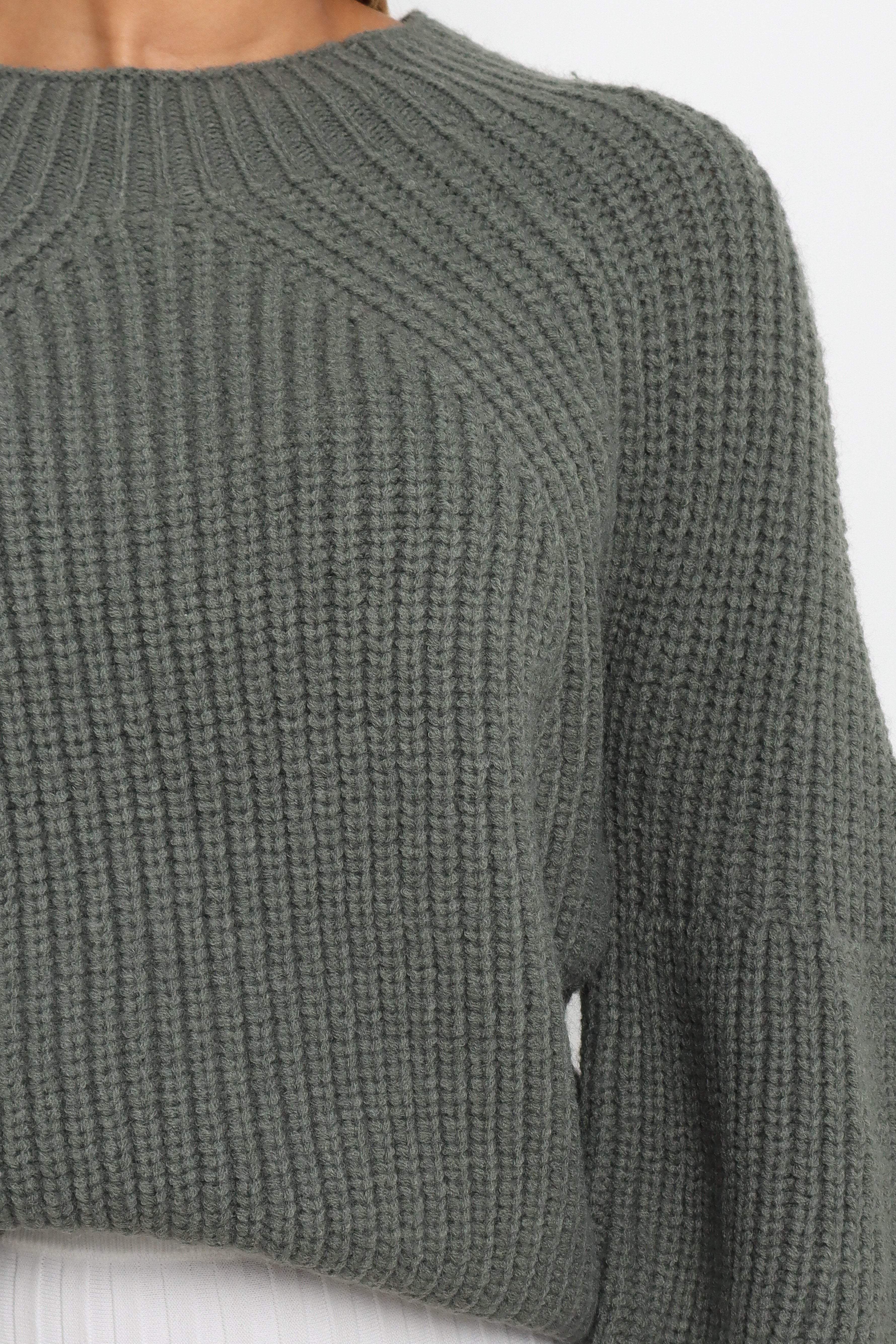 London Knit Sweater - Emerald