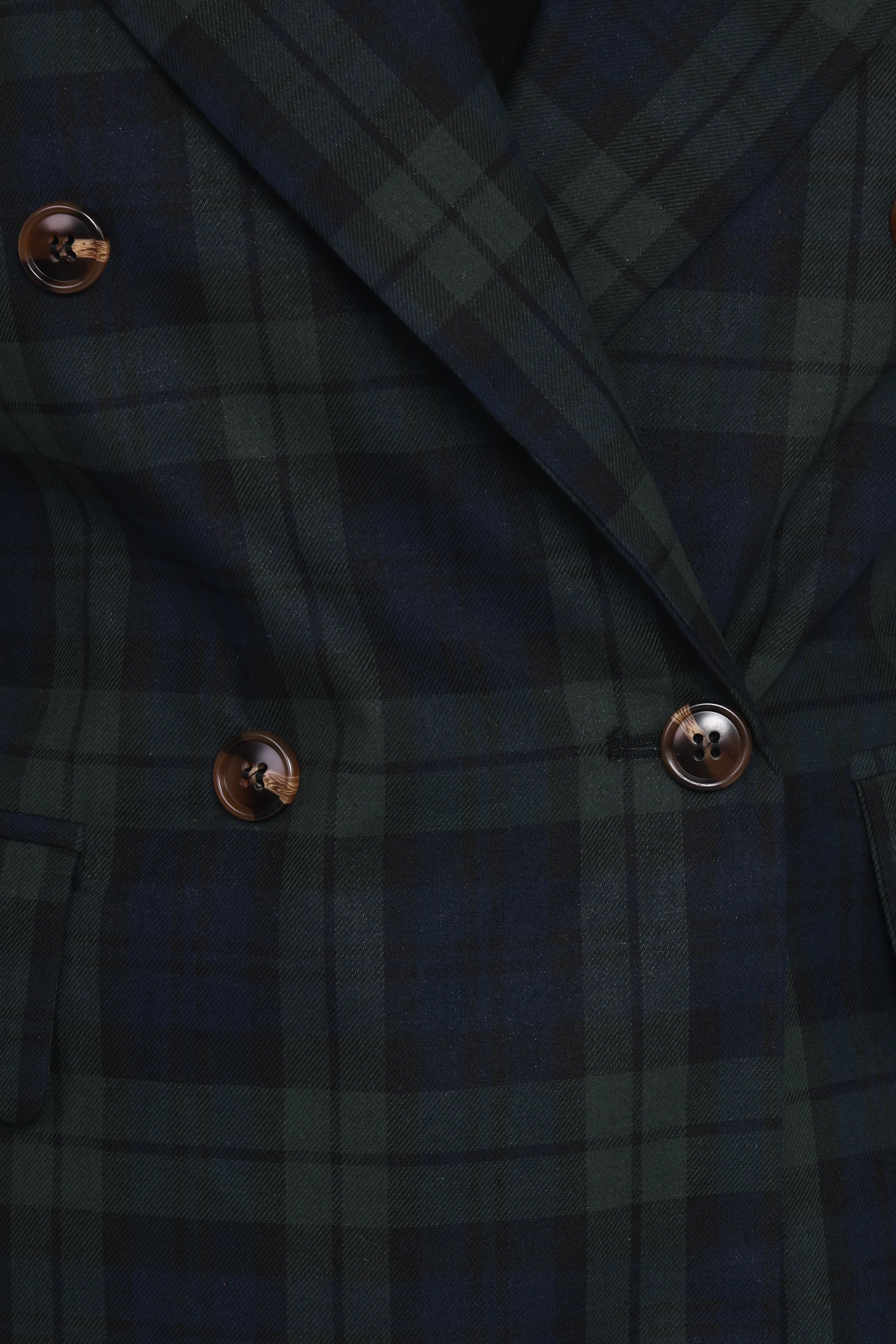 Juliette Blazer - Green Plaid