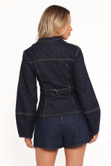 Luchia Denim Jacket - Dark Indigo