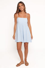 Quinley Romper - Light Blue