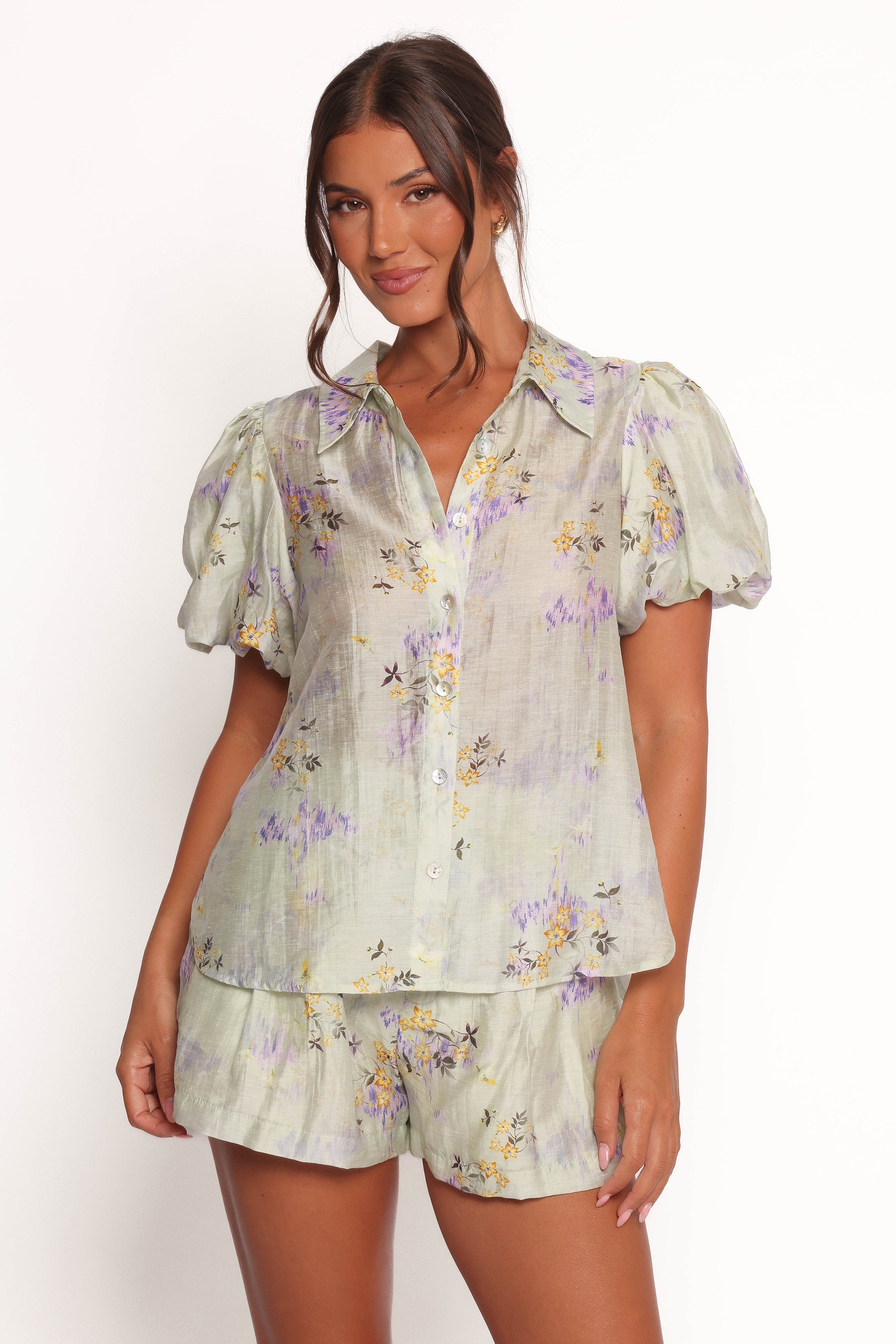 Mimii Short Set - Light Sage