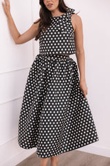Rhea Two Piece Set - Black