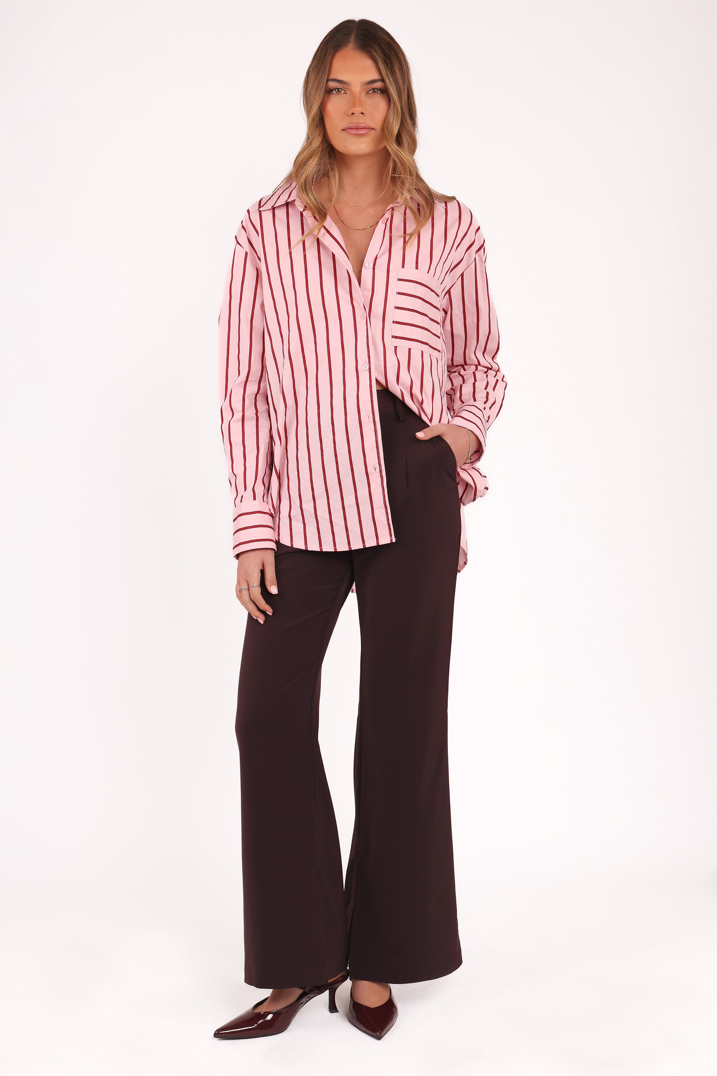 Adam Stripe Shirt - Pink