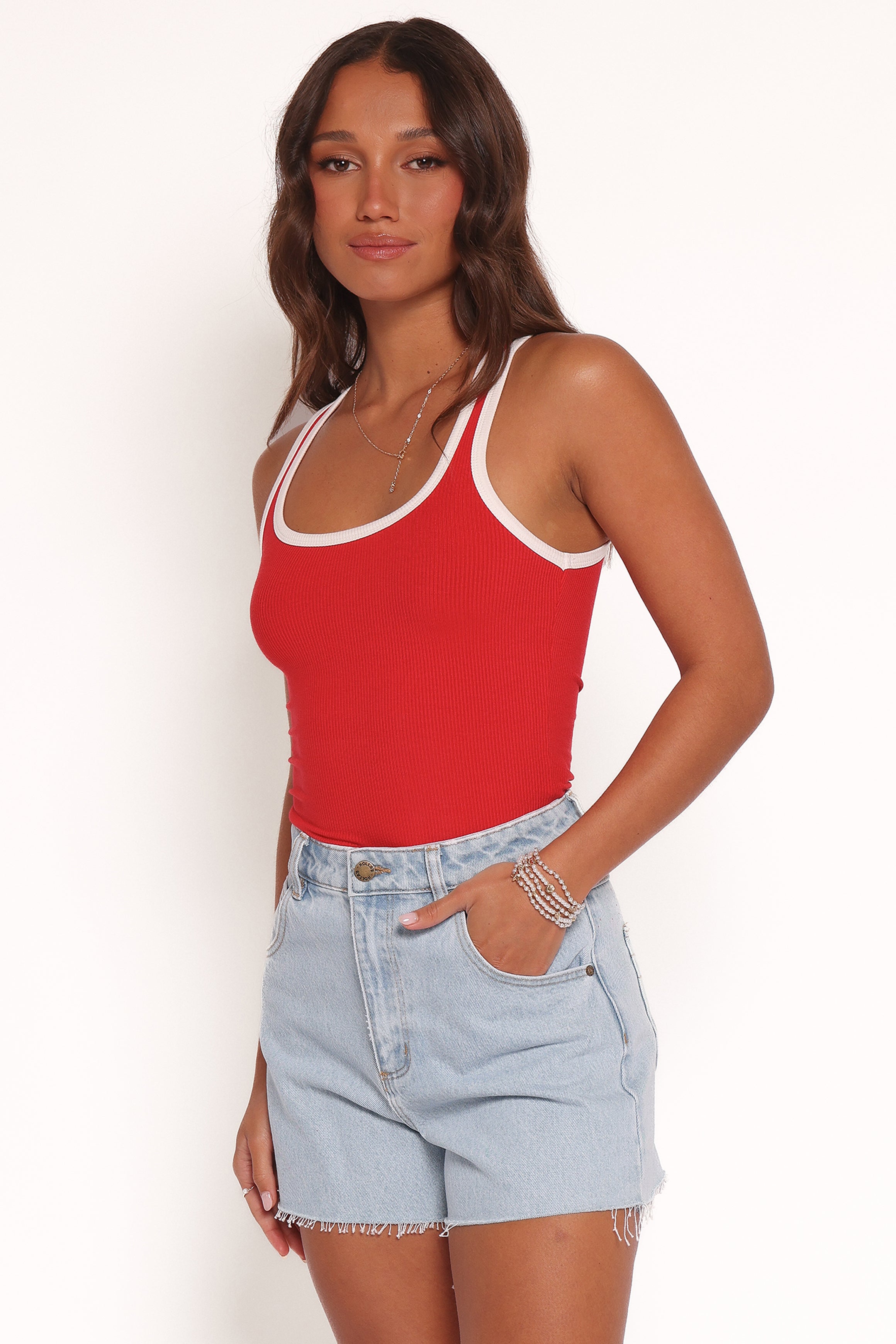 Angelo Tank - Cherry Red
