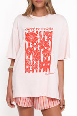 Caffe Dei Fiori Tee - Pink