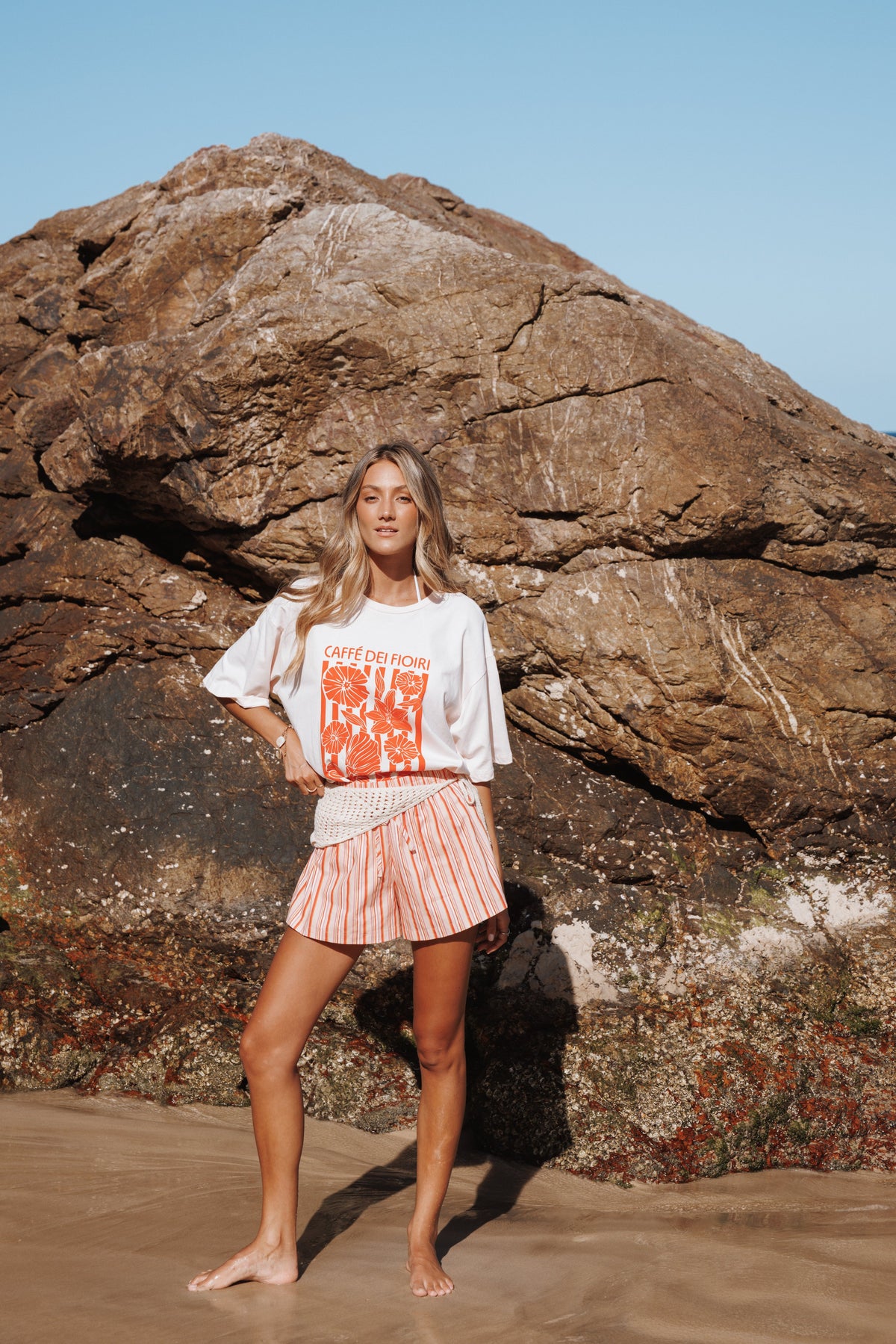 Caffe Dei Fiori Tee - Pink