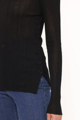 Delphine Top - Black