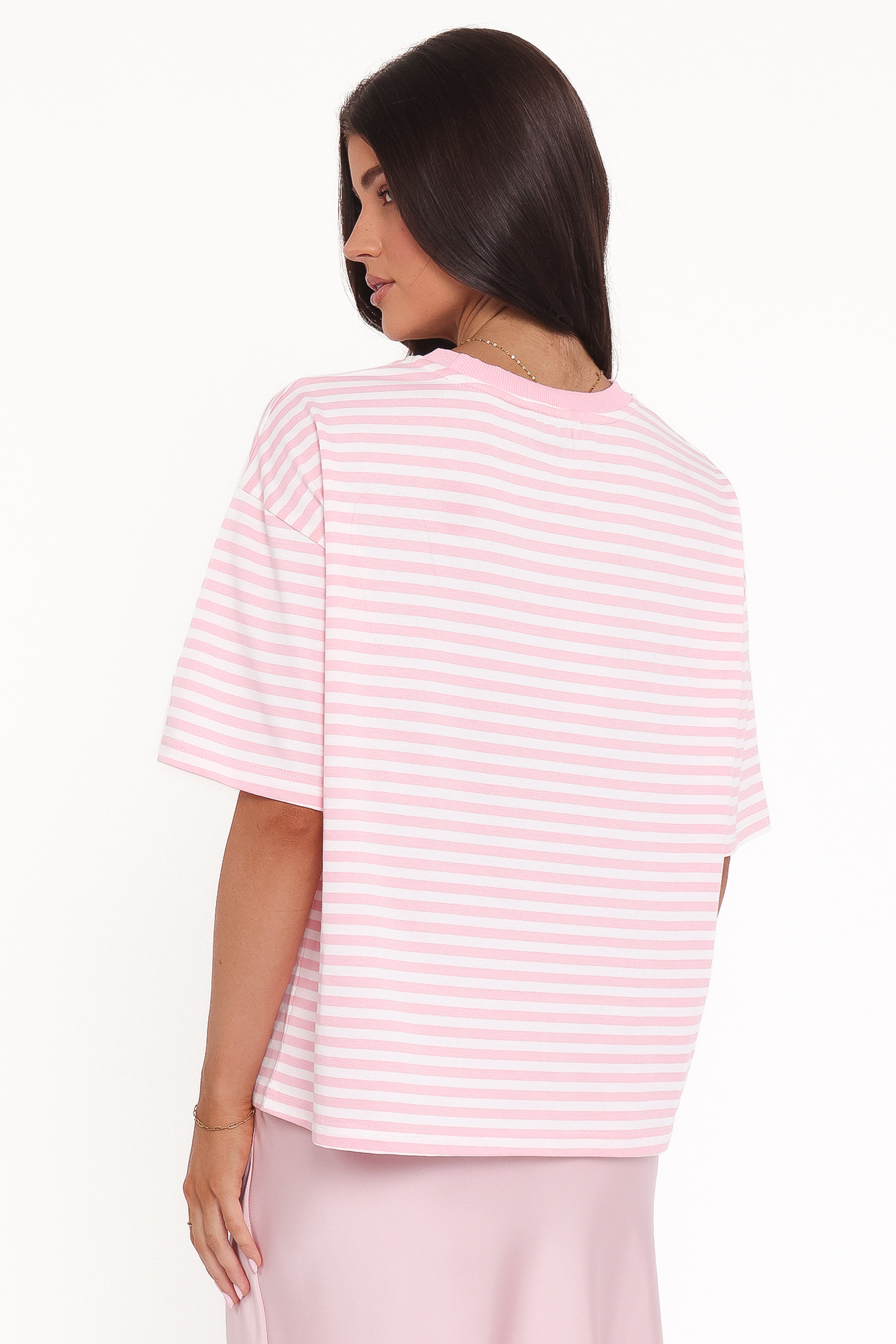Marly Je T'Aime Tee - Pink Stripe