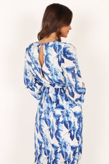 Minelli Pleat Top - Blue
